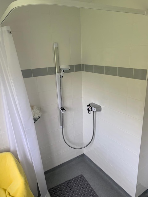 DCG – Accessible wet room conversion 3 Accessible wet room conversion showing the new shower
